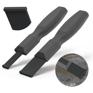 Carbide Scraper, Super Carbide Gasket Scraper for Metal and Automotive, 1-1/4 Inch and 5/8 Inch Carbide Scraper Set (Grey 2-Piece)