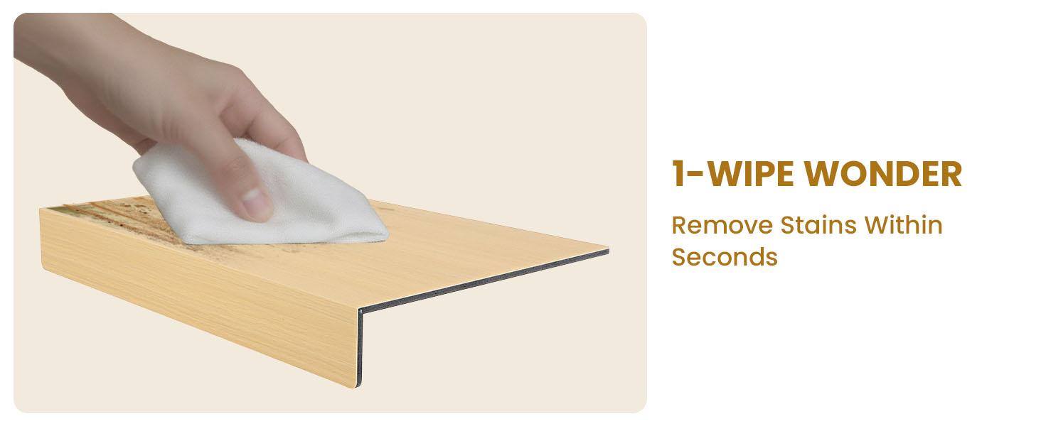 5-Pack White Foamed PVC Wire Shelf Covers with Corner Protectors - Faux Wood Panel Shelves for Metal Racks, -Slip, Snap-On Installation (No Tools) - Fits 22"x12"x3" & 30"x16"x3" Shelving Units Kitchen Organiser