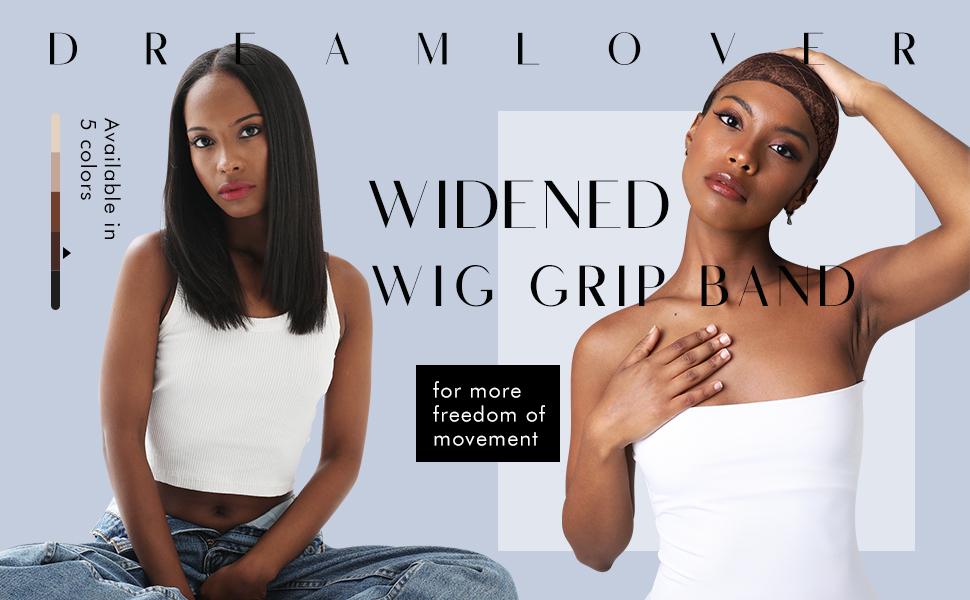 Dreamlover Wig Grip Band for Lace Front Wigs, Adjustable Elastic Wig Grip Headband Wig Band for Women SpringStatements