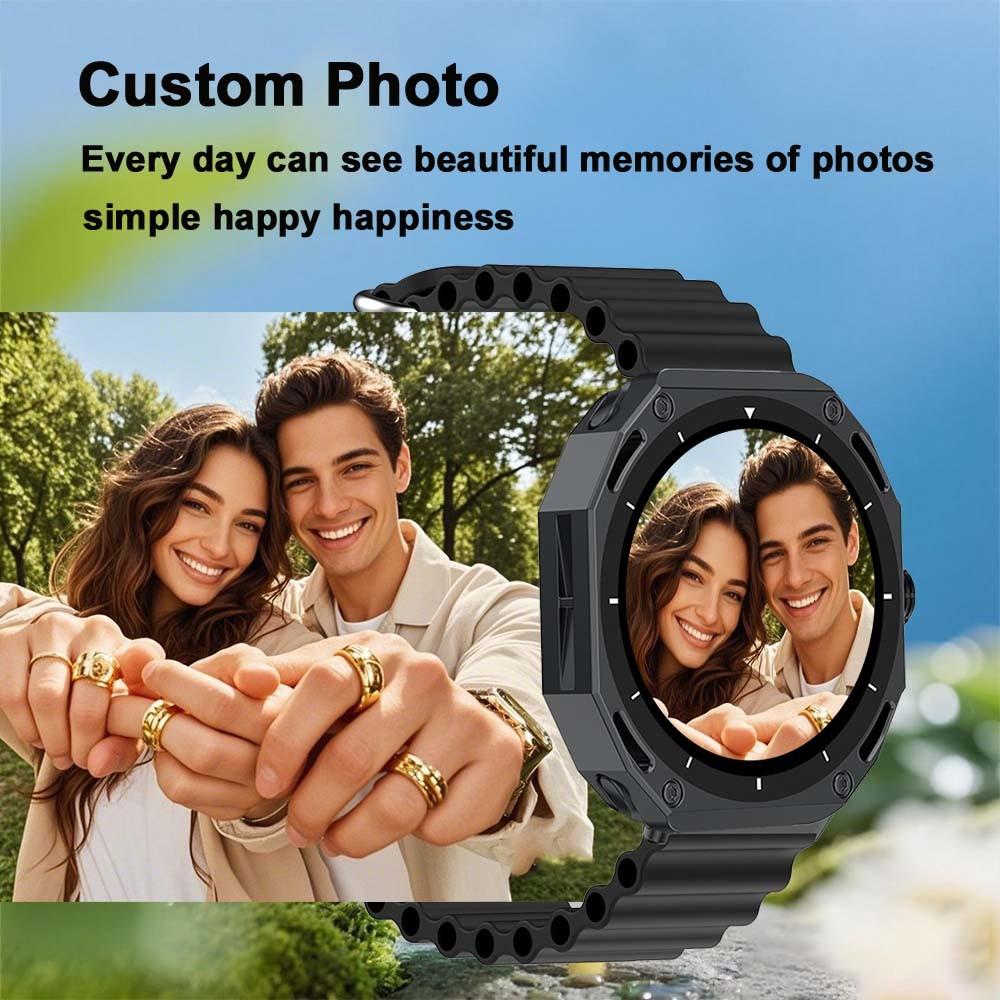 Style 1.52 Inch Smart Watch HD Screen Watch Making Women Watches Festivals Health Tracker Sport Modes Notification Reminder Voice Assistant Motion Trajectory Men Smartwatches Business