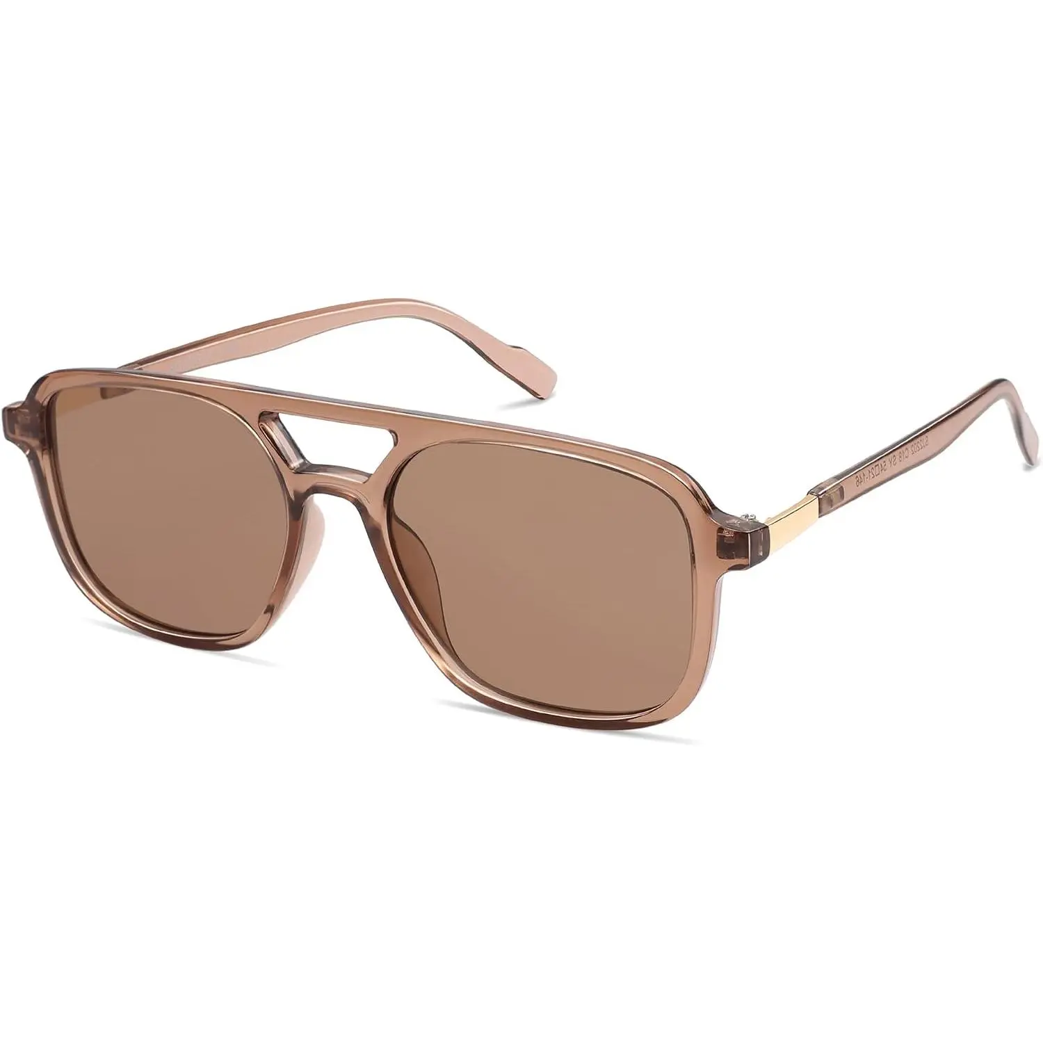 Retro Aviator Sunglasses Womens Mens,Trendy Rectangle Shades | Polit UV400 Protection Women Sun Glasses,Y2K Cute Thin Slim Frames,Daily Wear,Outdoor,Driving,Travel Beach Essentials