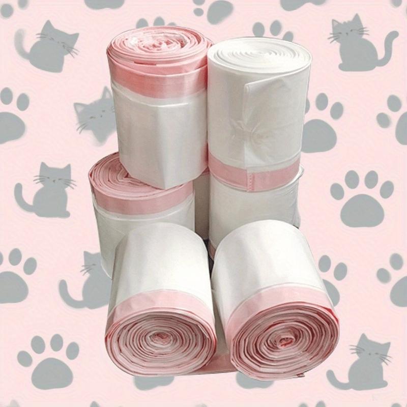 Heavy Duty Leak-Proof Cat Litter Box Liners with Drawstring Extra Large, Tear & Odor Resistant Fits Automatic Litter Boxes For Indoor & Outdoor Use