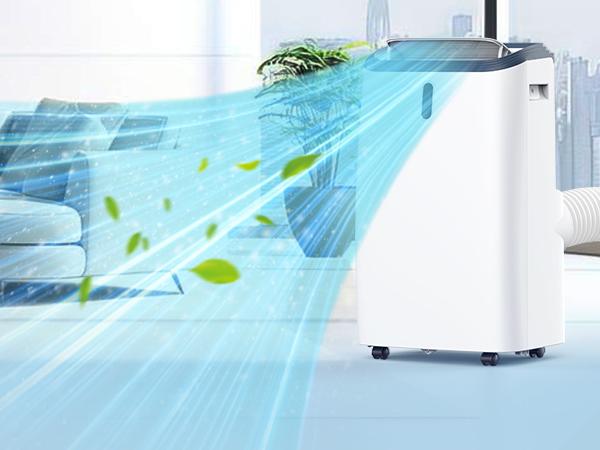 COWSAR 12000BTU-14000BTU Portable Air Conditioner,Portable AC Unit for Room Cools up to 550 Sq.ft-700 Sq.ft, 3 in 1 Air Conditioner Portable with Cooling& Dehumidifier&Fan,Remote Control,24Hrs Timer,3 Fan Speed