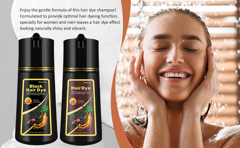 Cherry Brown Hair Dye Shampoo 3-in-1, Plant-Based Instant Gray Coverage & Long-Lasting Natural Color in 15 Minutes, Herbal Formula Easy to Use for All Hair Types, Champu Para Canas for Women & Men,500ML Cherry Brown Hair Dye Shampoo 3-in-1, Plant-Based Instant Gray Coverage & Long-Lasting Natural Color in 15 Minutes, Herbal Formula Easy to Use for All Hair Types, Champu Para Canas for Women & Men,500ML