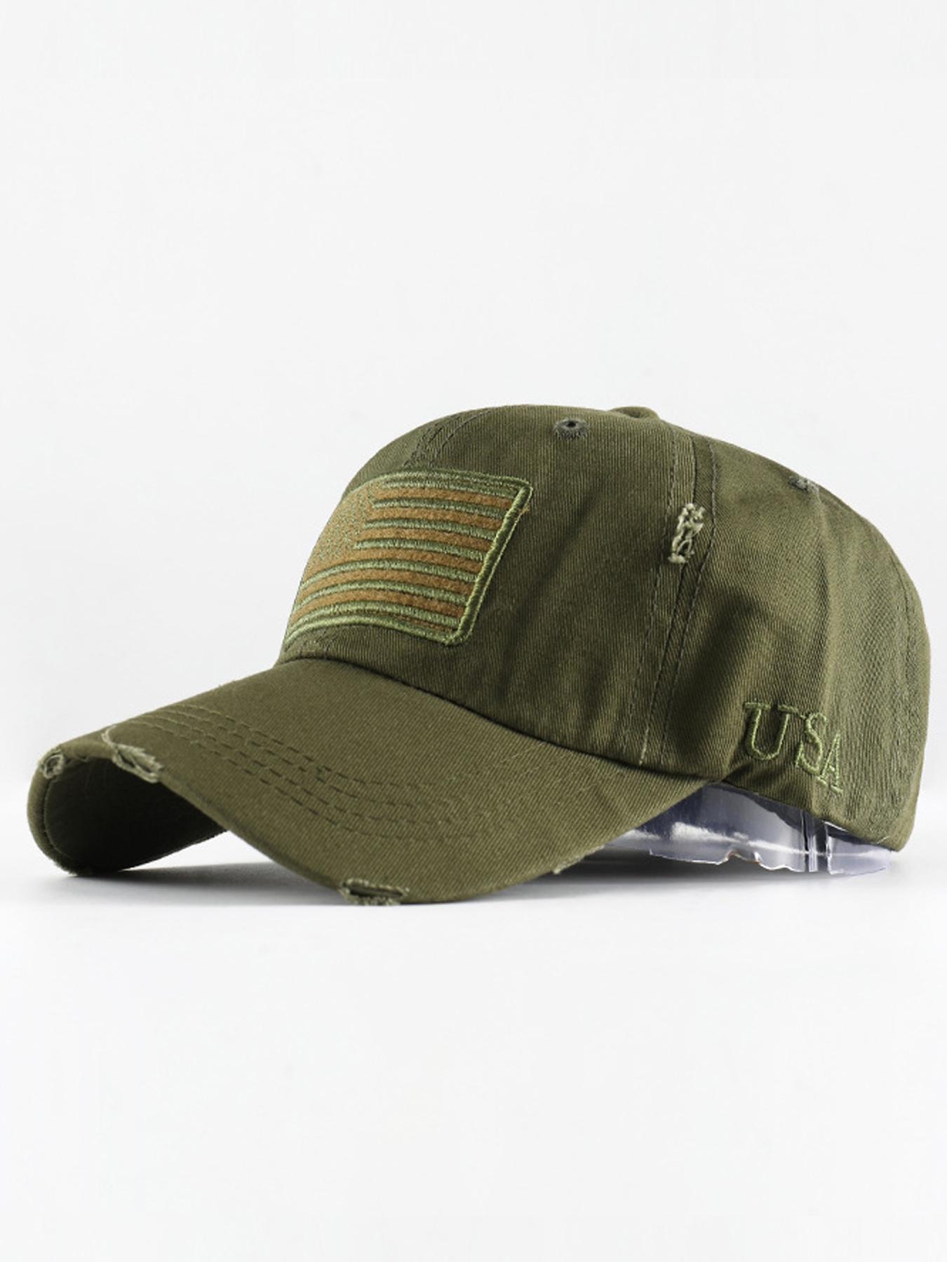 Outdoor Cap Men's Camouflage Americana Cap, One Size
