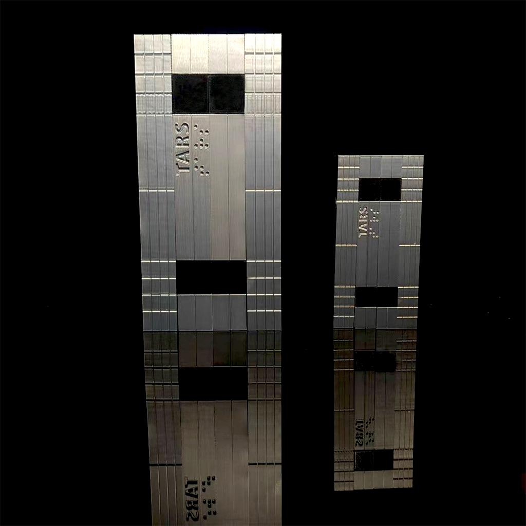 Interstellar Realistic Robot Model Handmade Decoration, Durable Material Design for Home Office Game Desk, Unique Gift Idea for Fans & DIY Players