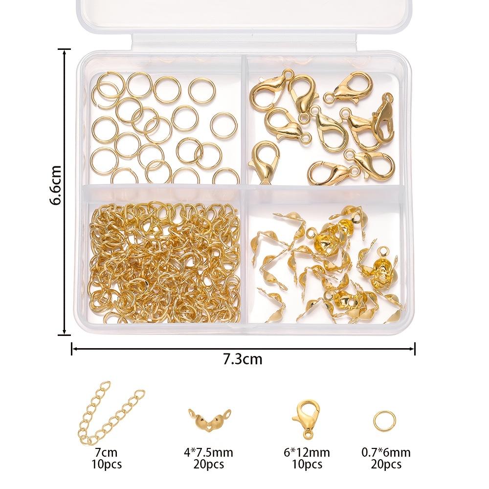 Keychain Making Kit with Clips Extender Chain Charms Jewelry Pliers Bag Charm Kit for DIY Crafting and Jewelry Making Supplies