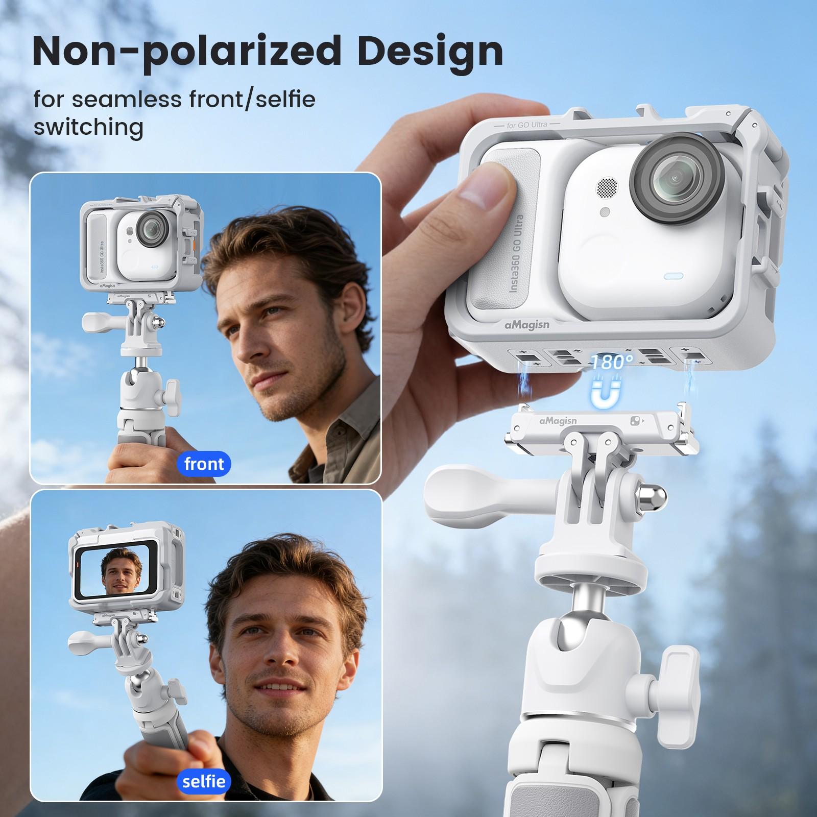 Shadow Stone Insta360 Go Ultra Quick-Release Plastic Rabbit Cage Multi-Functional Expansion Frame Accessories