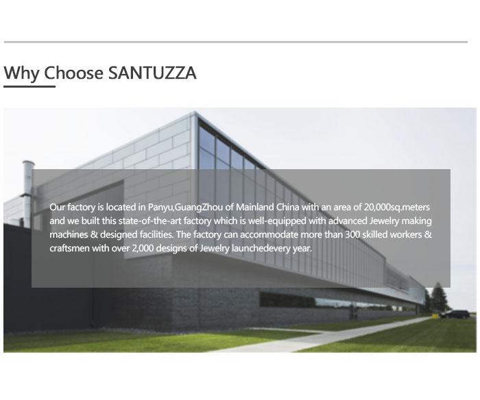 SANTUZZA 925 Silver White Cubic Zirconia Lab Created Green And Black Spinel Leopard Pendant Without Chain Fine Jewelry