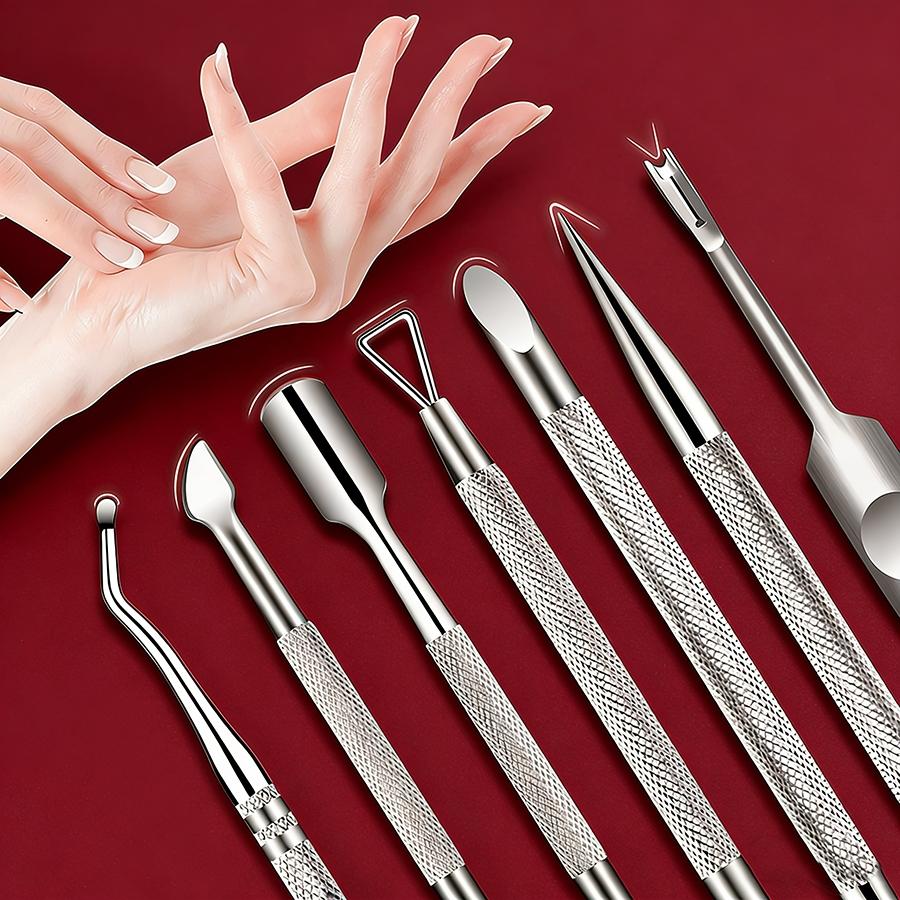 Professional Grade Nail Care Set 5Pcs, Stainless Steel Manicure Pedicure Tools with Portable Travel Case, Ideal Gift