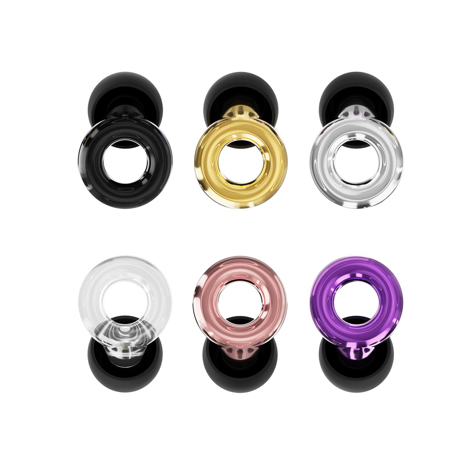 Super Comfortable Reusable Waterproof Earplugs Set, XS/s/m/l Sizes with Storage Case, Flexible Fit Design, Silicone + Abs Material, Ideal for Sleep & Travel