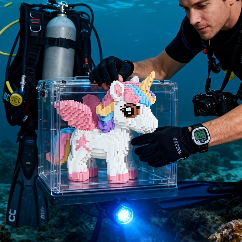 Pegasus Building Block Ornament, Creative Building Blocks, Creative Decoration for Room, Birthday Halloween Valentine Christmas Gifts, DIY Home Decor