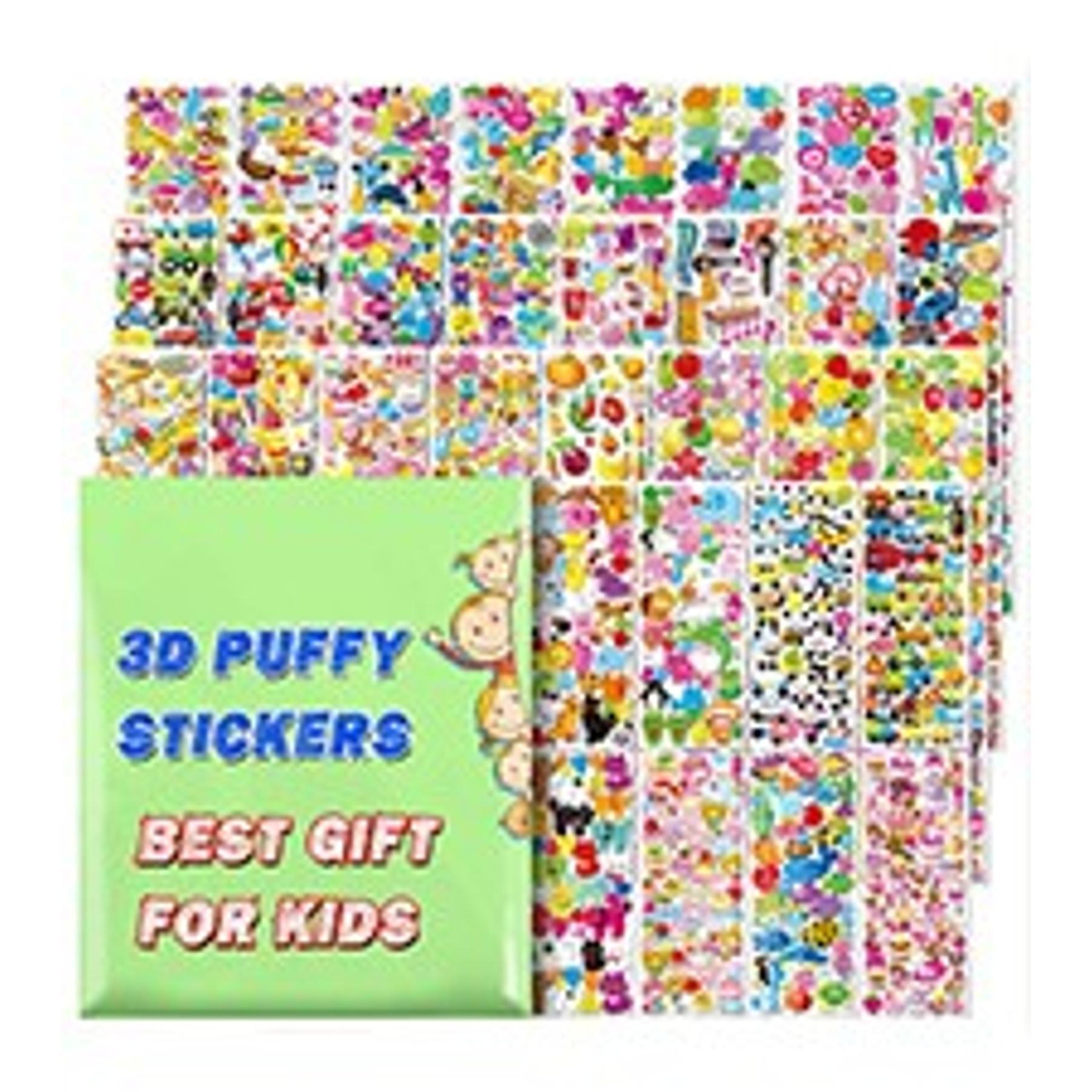 3200+ PCS Stickers for Kids, 102 Sheets Cartoon Animal Stickers for Toddlers, 18 Theme Reward Cute Stickers for School Teachers Students Parents, Scrapbook Journal Gifts Decor