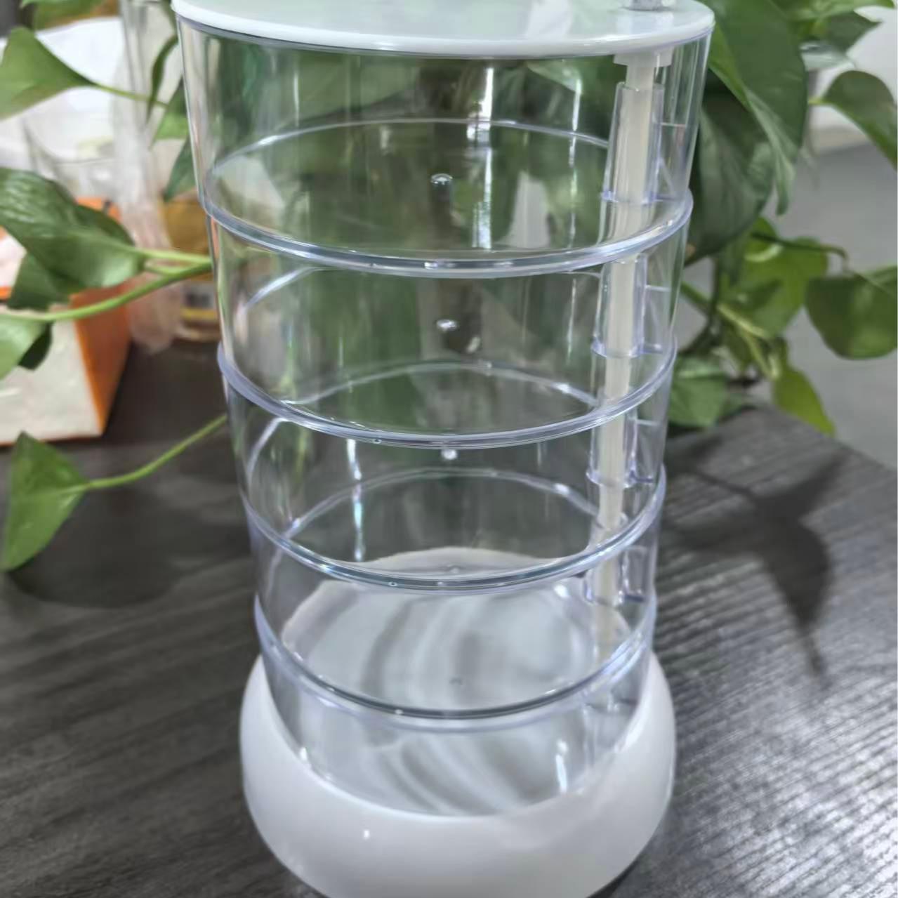 Rotating Large Capacity Cosmetic Organizer Box, Multi-Functional Desktop Storage Tray, Ideal for Vanity, Bathroom, Travel, Large Countertop Rack