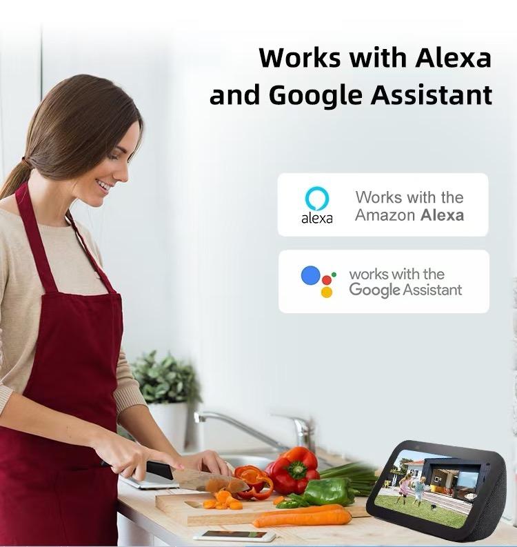 Light Bulb Security Camera with LED Flood Light 1080P, 2.4GHz Wireless WiFi Light Socket Security Cameras, 355° Pan/Tilt Smart Lightbulb Cam Human Motion Detection Alarm Colour Night Vision Works with Alexa