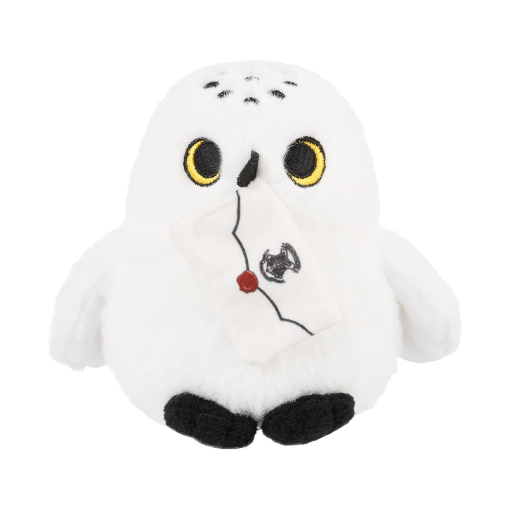 Harry Potter Unisex Owl Form Soft Plush Keychain - 5in Magnetic Stuffed Pendant, Easy Attach for Bags, Cute Collectible Gift for Fans, Ideal for Kids’ Birthdays