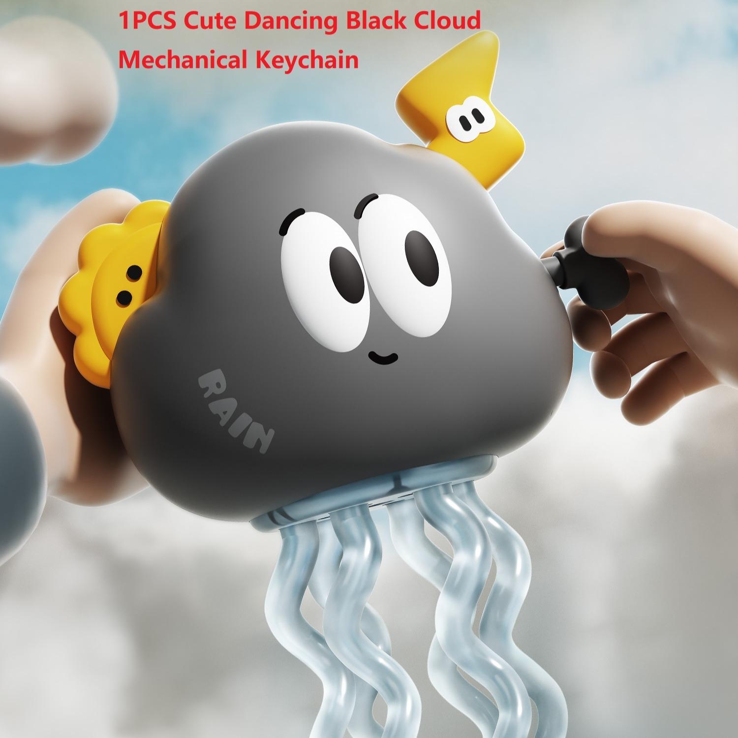 Cute Dancing Cloud Toy, Wind-Up Cloud Baby Animal Stress Relief, Realistic Infant Plaything, Moving and Running Mechanical Toy