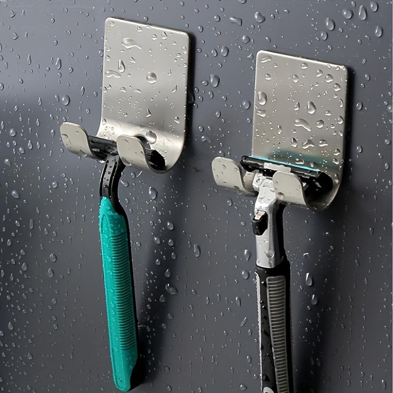 Stainless Steel Shaving Razor Holder No Drilling Multifunctional ...