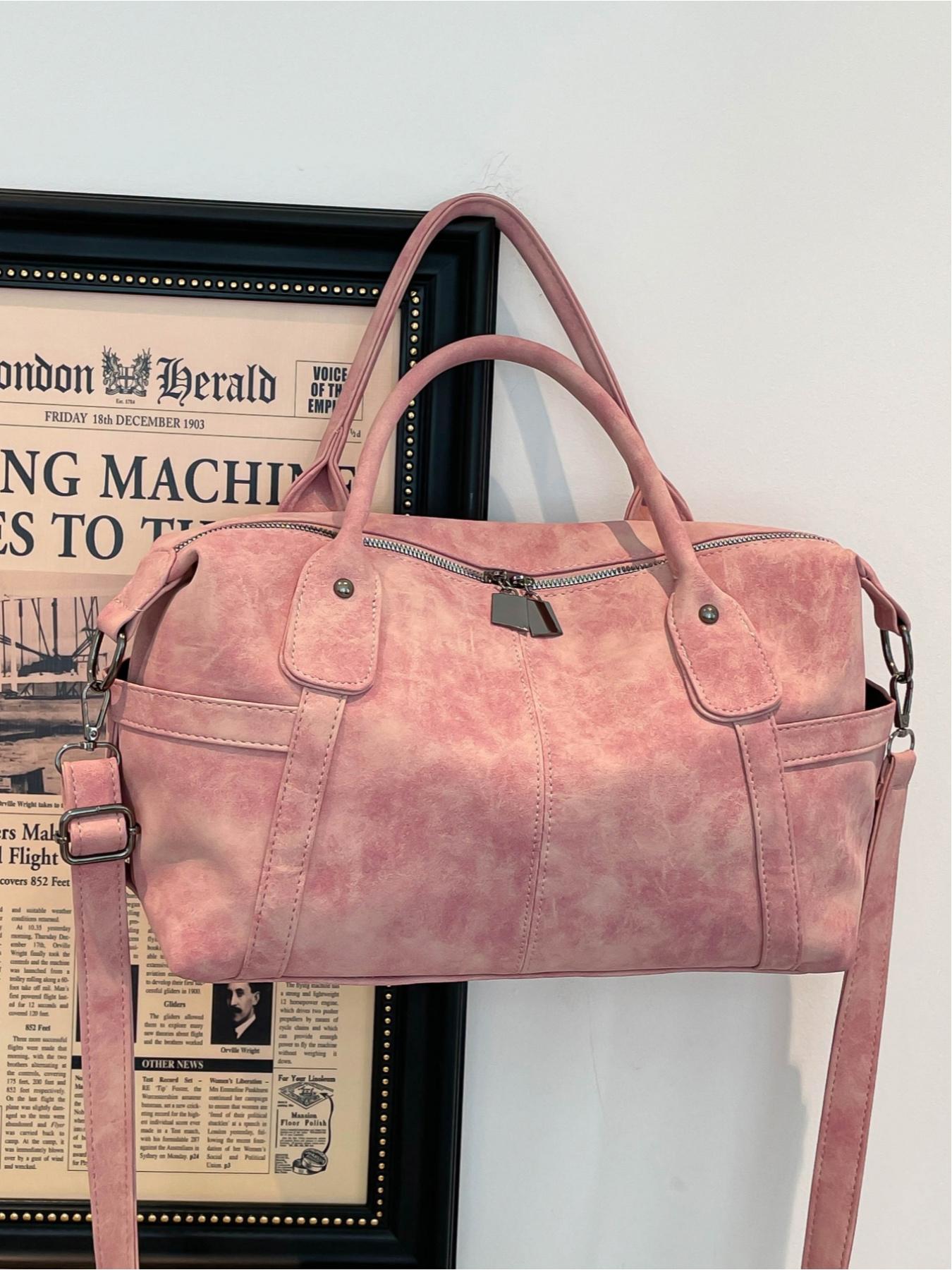 This vintage-style leather handbag is a large-capacity crossbody, shoulder bag, Pu Tote Satchel suitable for commuting, shopping, short trips, work, and everyday accessories. Available in multiple colors, it's versatile and easy to match.