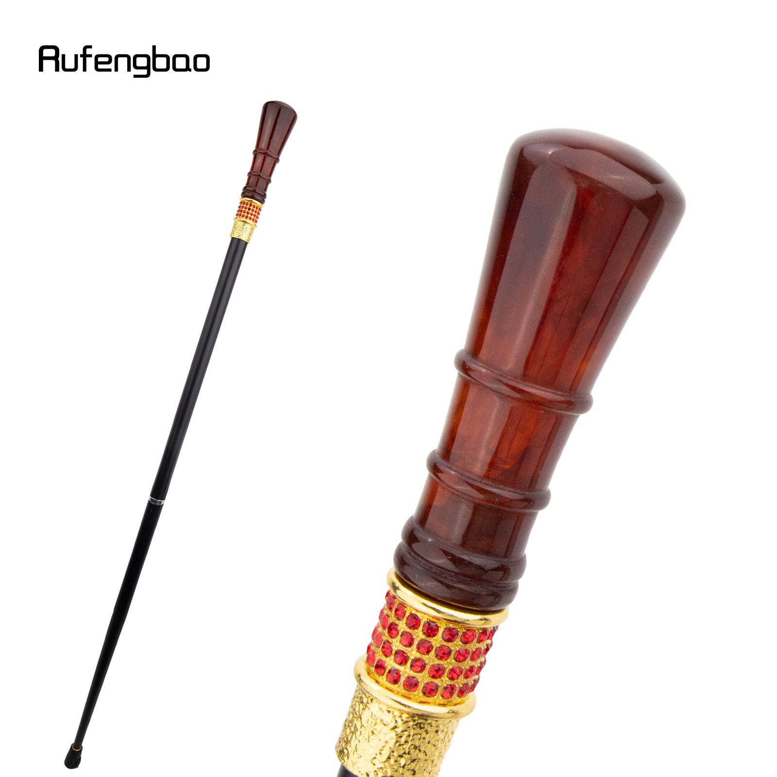 Red Wire Drawing Round Resin Fairy Wands Red Golden Walking Cane Princess Stick Wand Cosplay Wedding Birthday Party Stick 96cm