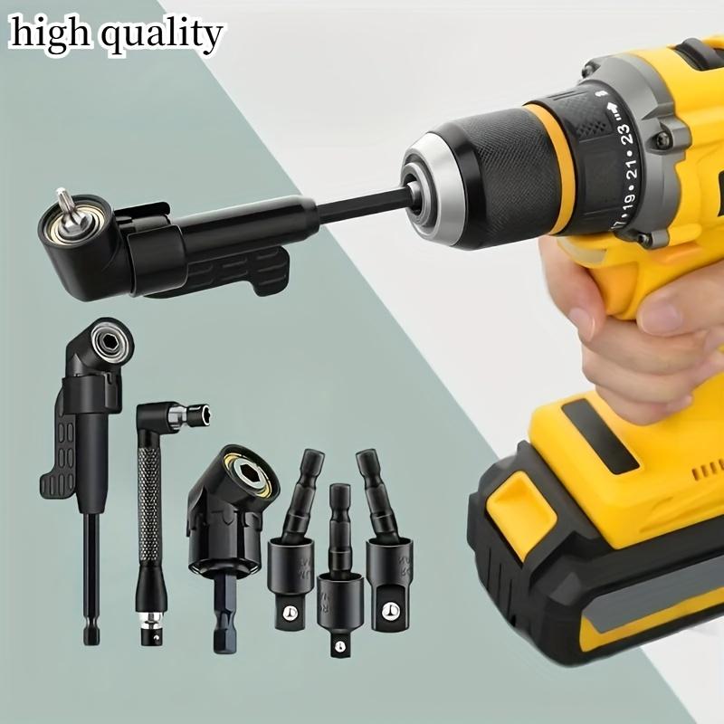 1pc high-quality right-angle drill accessories, 360 rotatable, impact-grade socket adapter, angle drill adapter, 90 inclined drill to meet various drilling requirements, drilling accessories, multi-functional drill, Drill Attachment