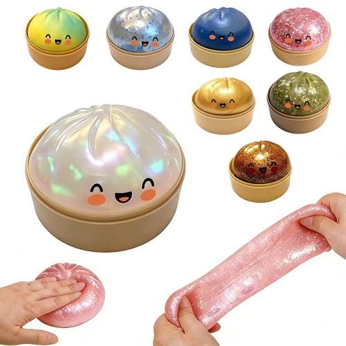Expressive Big Dumpling Squishy - Blind Box, Mysecret Bun Fidget Toy, Soft TPR Material, Stress Relief, Unboxing Surprise, Random Style per Pack, suitable for children to exchange gifts,National Children's Day Gifts
