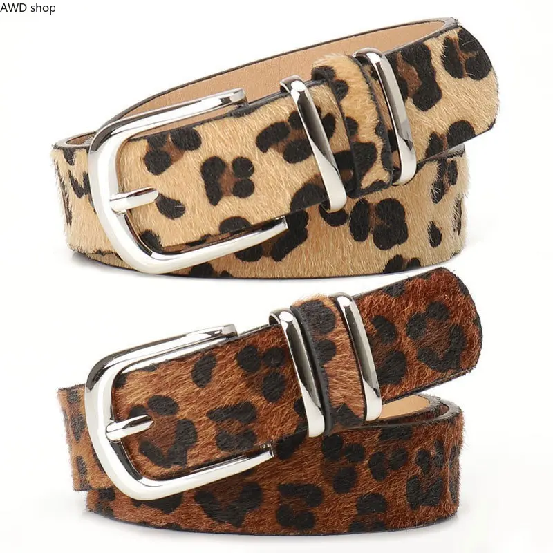 Leopard Print Double Ring Belt for Women, Trendy Animal Print Waist Strap, Fashion Versatile Coat & Dress Accessory Belt, Adjustable Stylish Waistband, Great for Daily Outfits, Office Wear, Night Out & Casual Layering Looks