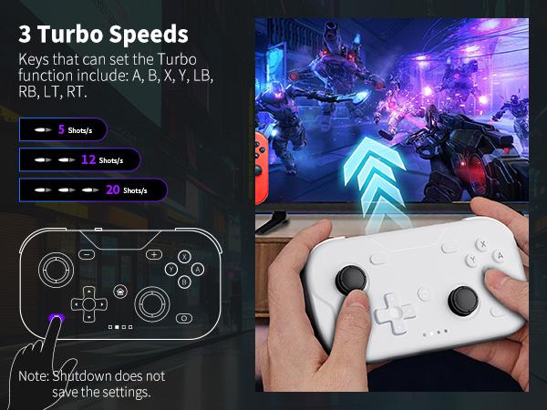 Mini Lightweight Pocket Wireless Game Controller Switch 1/2, Bluetooth-compatible Gaming Joystick for PC Android iOS Phone Tablet Laptop Huawei