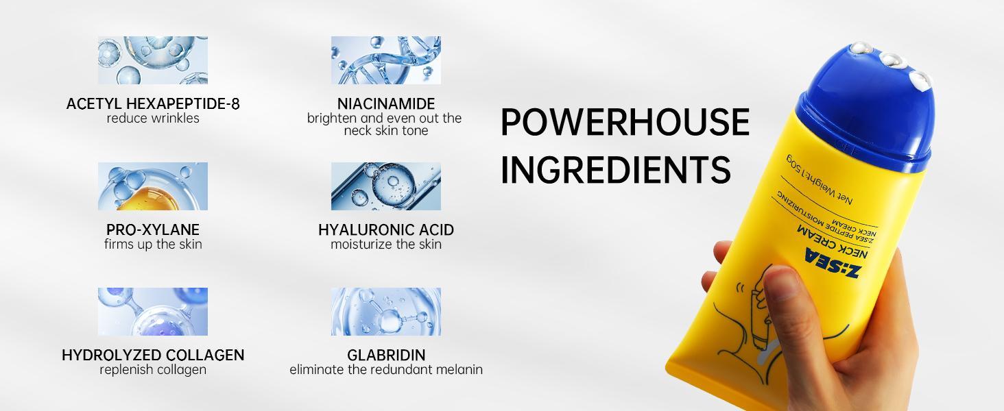 Z:SEA Neck Cream, Peptide Moisturizing Cream for Neck Firming and Tightening, Lifting, and Wrinkle Reduction with Gua Sha Roller, 5.07 fl. oz. Z:SEA Neck Cream, Peptide Moisturizing Cream for Neck Firming and Tightening, Lifting, and Wrinkle Reduction with Gua Sha Roller, 5.07 fl. oz.