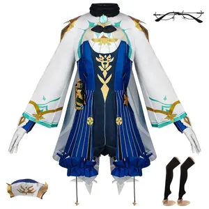 Genshin Impact Sucrose Cosplay Costume Adult Carnival Uniform  Anime Halloween Party Costumes Masquerade Women Game