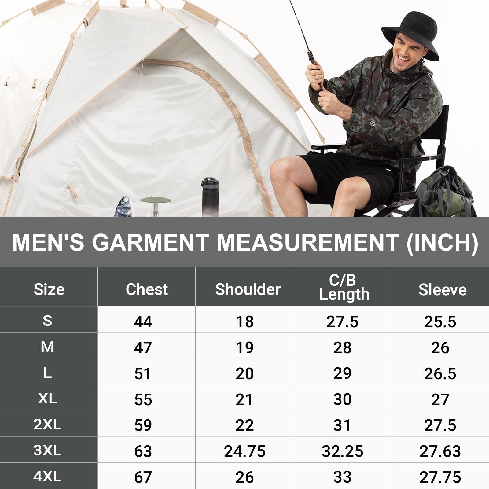 Outdoor Ventures Mens Rain Jacket Waterproof Lightweight Packable Rain Pullover coat windbreaker for Hiking Golf Running