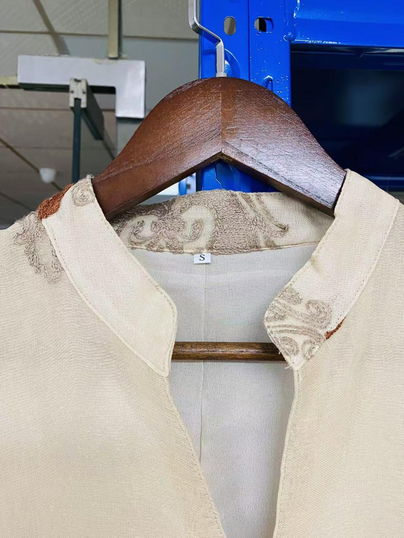 Women's Ethnic Pattern Embroidery Dress, Modest Elegant Long Sleeve Dress for Party Wedding Guest, Ladies Spring Islamic Clothing