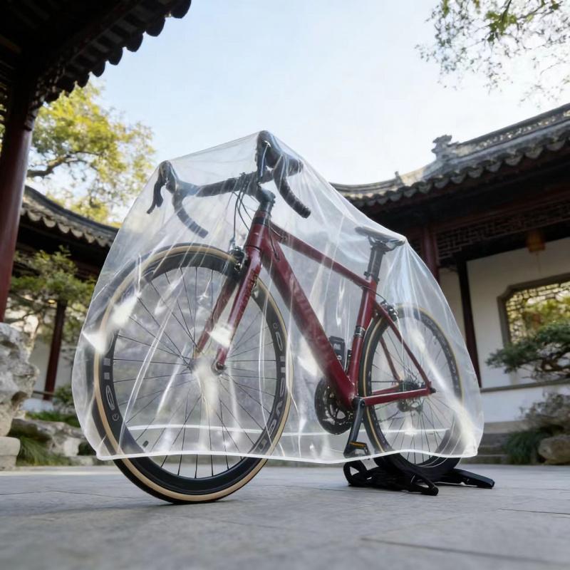 Special Protection for Road Bikes, High-transparency Material Without Hiding the Appearance, Elastic Cuff for Quick Wearing, Compatible with Multiple Models Such as Road Bikes and Mountain Bikesfor Riding Gear (Model: DM663)