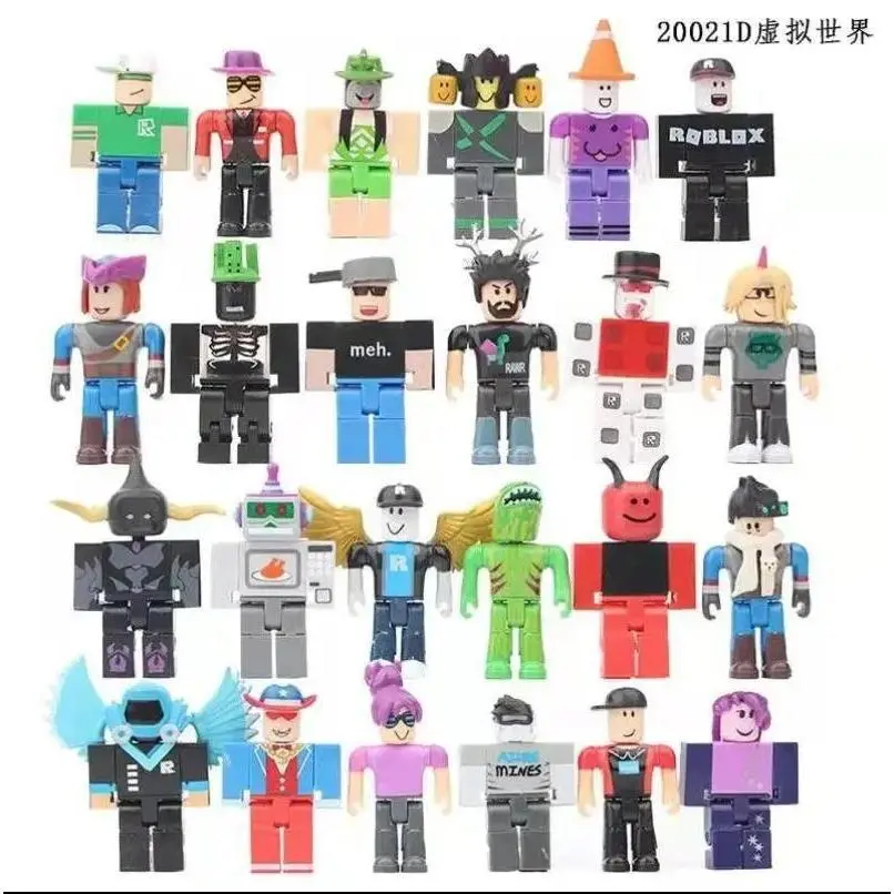 Creativity Game ROBLOXS Series Model Toy Cute Cartoon Character Exquisite Toy Boys and Girls Birthday Gift