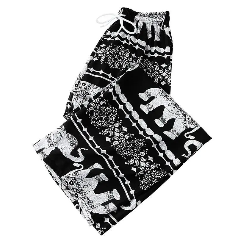 Harem Pants High Waist Loose Pants Elephant Bohemian Clothing Thai Festival Casual Clothing Yoga Beach Trouser Menswear