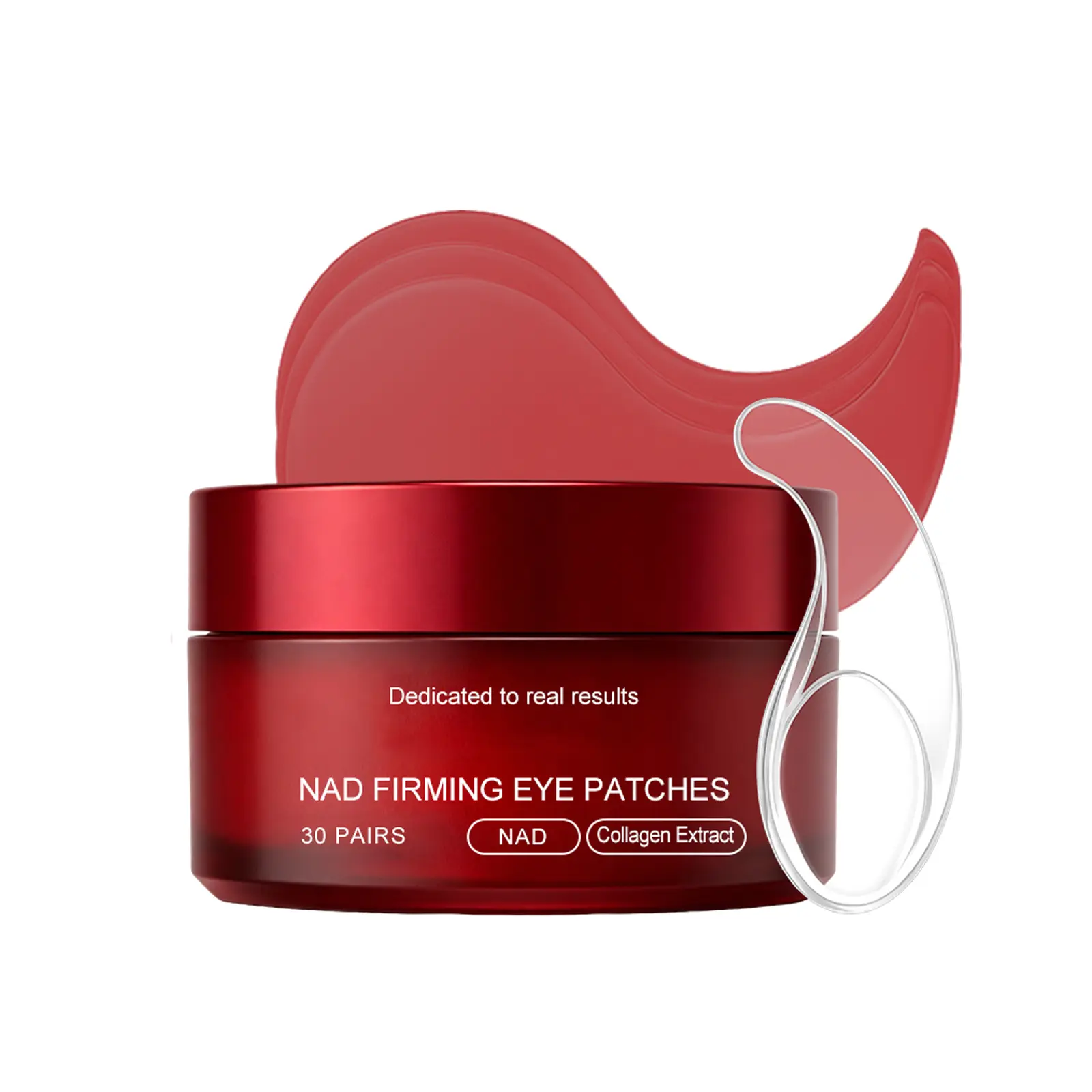 PDRN Pink Collagen Jelly Eye Mask | Hydrogel Eye Patches with PDRN, Collagen, NAD | Refreshing for Puffy, Tired Eyes | Firming for Look of Wrinkles, Fine Lines | 30 Pairs
