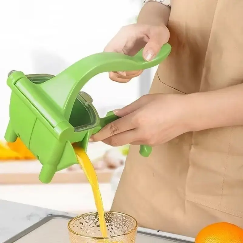 Manual Lemon Squeezer, Household Handmade Citrus Juicer, Flat Lime Squeezer, Easy To Juice, Easy Juice Extractor, Ideal Fruit and Vegetable Juicer, Outdoor Camping Fruit Juicing, Kitchen