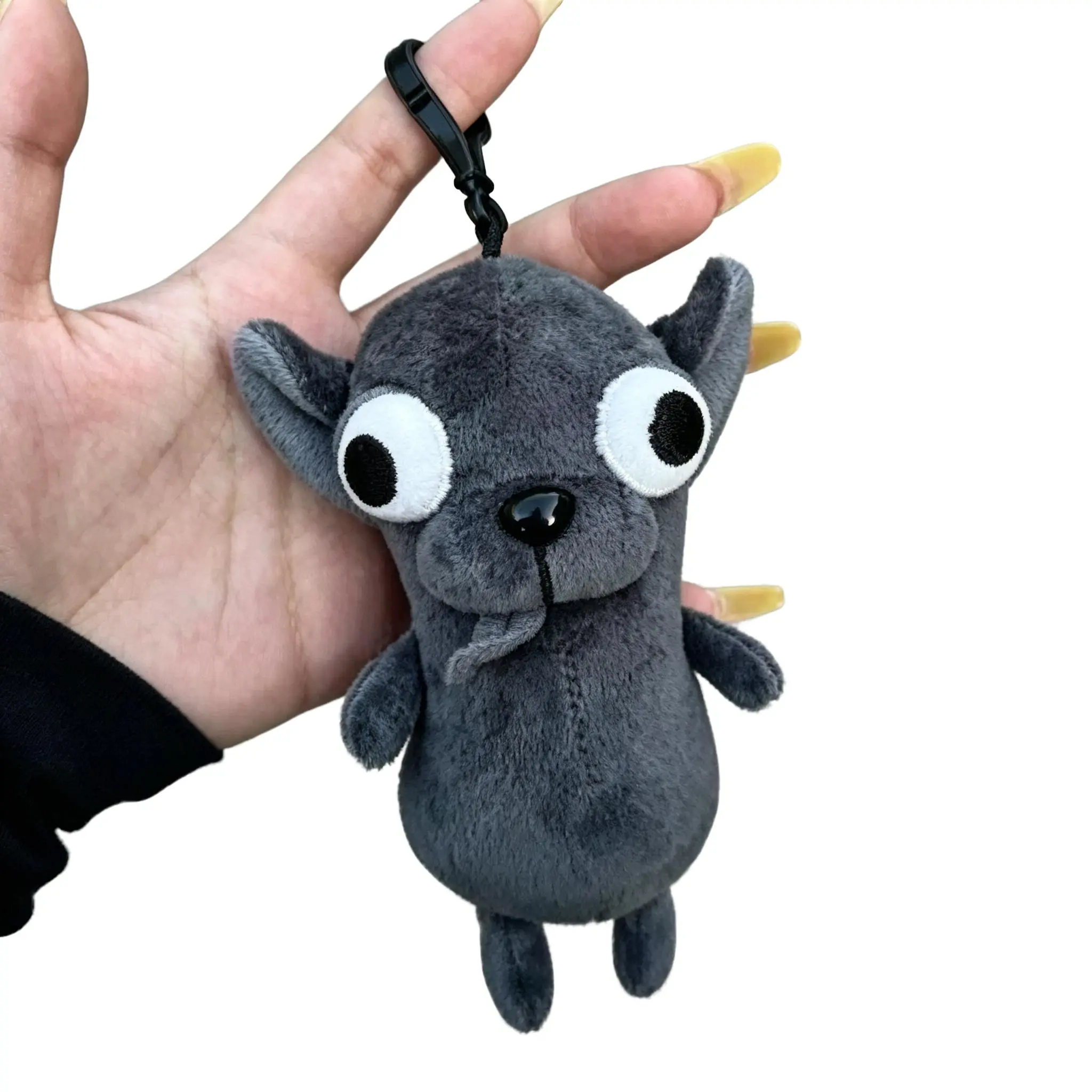 Chihuahua Emoji Plush Toy, Abstract Dog Sculpture, Funny Stuffed Animal, Keychain, Backpack Decoration, 1pc, Cute and Fun Gift Idea, Keychain for Bags