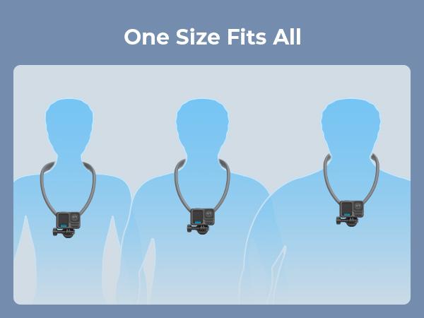 SmallRig Magnetic Neck Mount for Action Cameras & Phones, for iphone17 Pro/MAX,Comfortable POV Shooting Support with Universal 2-Prong Adapter and Phone Holder, 5128