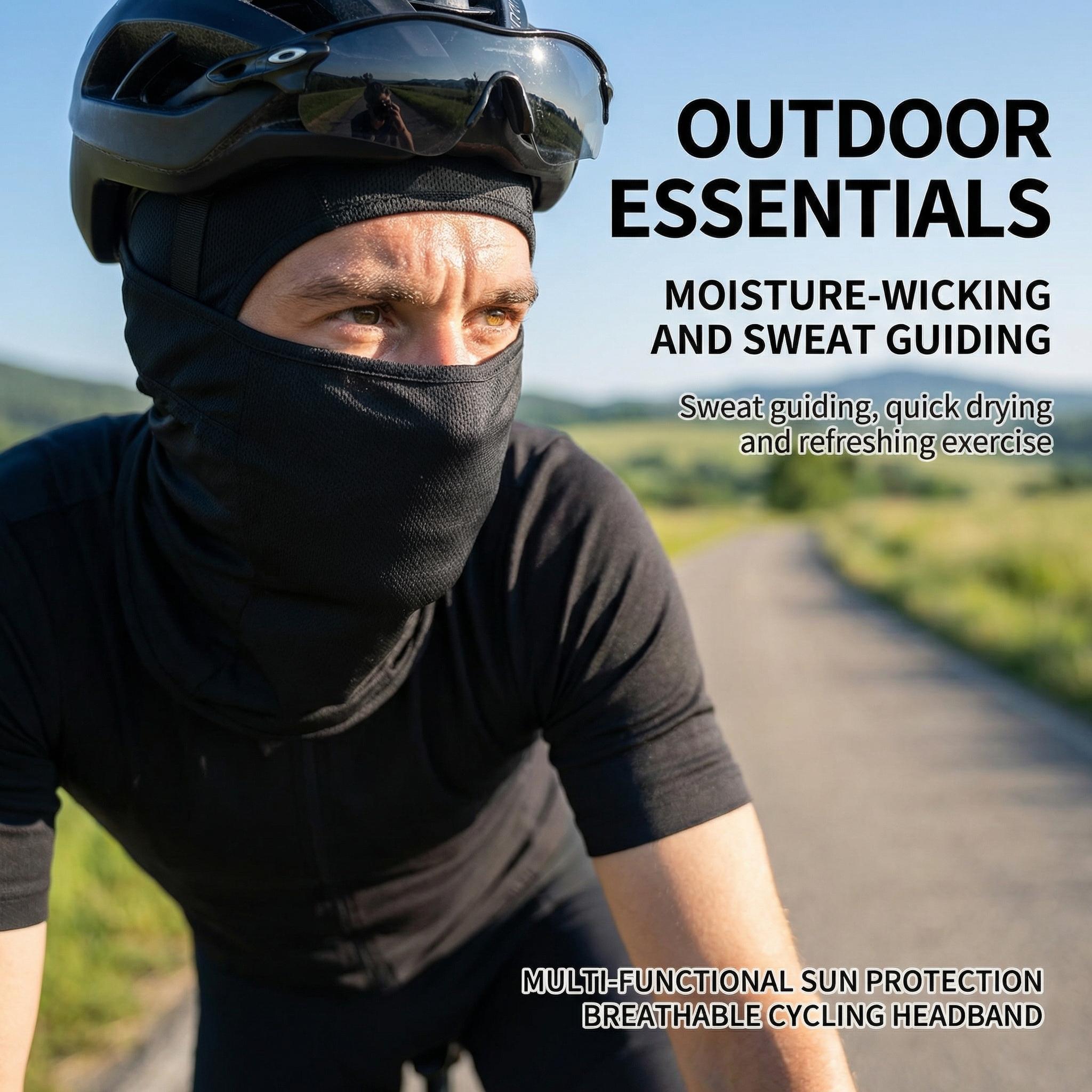 2pcs Unisex Cycling Face Mask, Balaclava Face Cover, Windproof Sunscreen Lightweight Mask, Suitable for Motorcycle, Skiing Sports