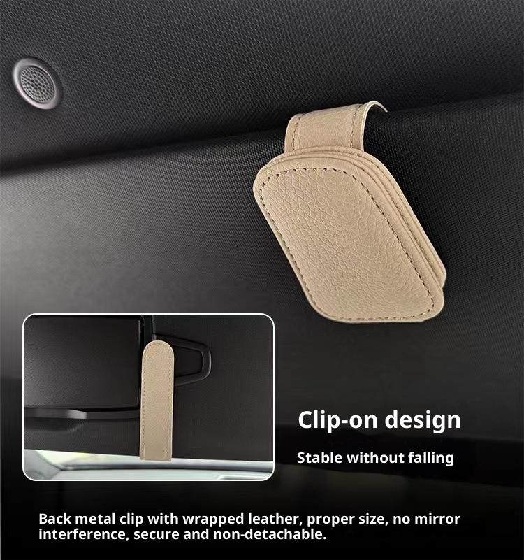 Universal Car Sun Visor Glasses Holder, Automatic Eyewear Stand, Vehicle Interior Accessory, Glasses Storage Rack, Car Organization Tool