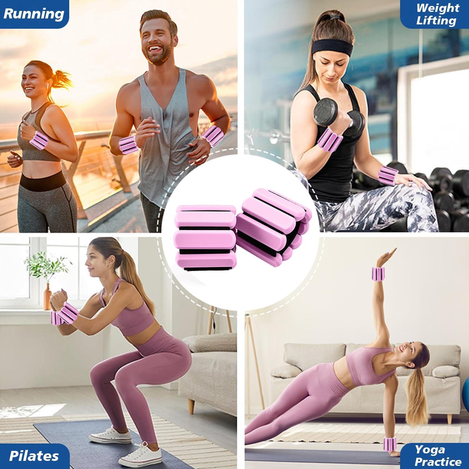 Adjustable Wrist Weights for Women and Men, Ideal for Home Gym, Running, Yoga, and Strength Training, Comfortable and Durable Design