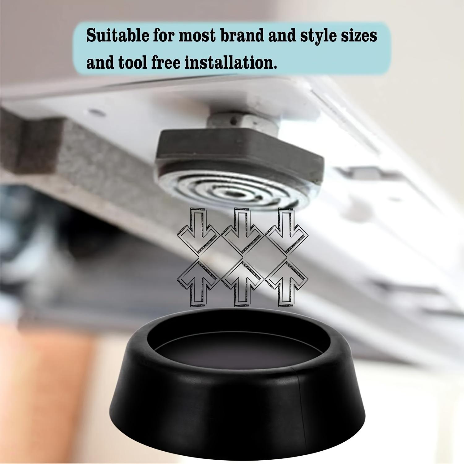 4pcs Anti Vibration Pads, For Washing Machine And Dryer Rubber Isolation Pads, Vibration Damping Pads, Anti-Walk Universal