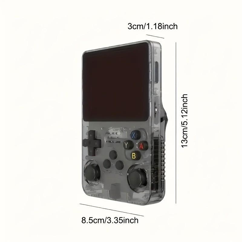 R36s Handheld Game Console, 3.5-Inch IPS Screen, Portable Pocket Device, Lightweight, Fashionable Gaming, High-Quality Display