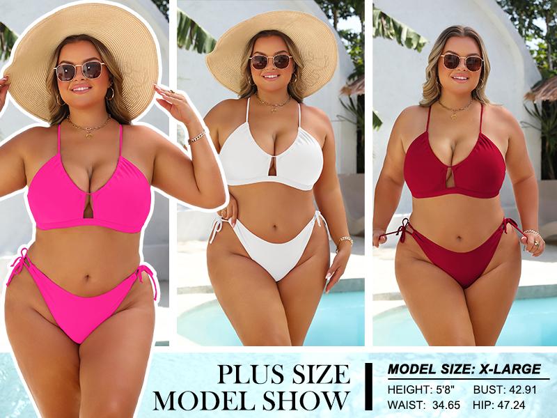 Blooming Jelly String Side Tie Bottom Women Cheeky Sexy Two Piece Bikini Sets Swimsuit