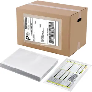 Clear 6” x 9” Self Adhesive Shipping Labels Packing List Envelope Pouches (200 PCS)