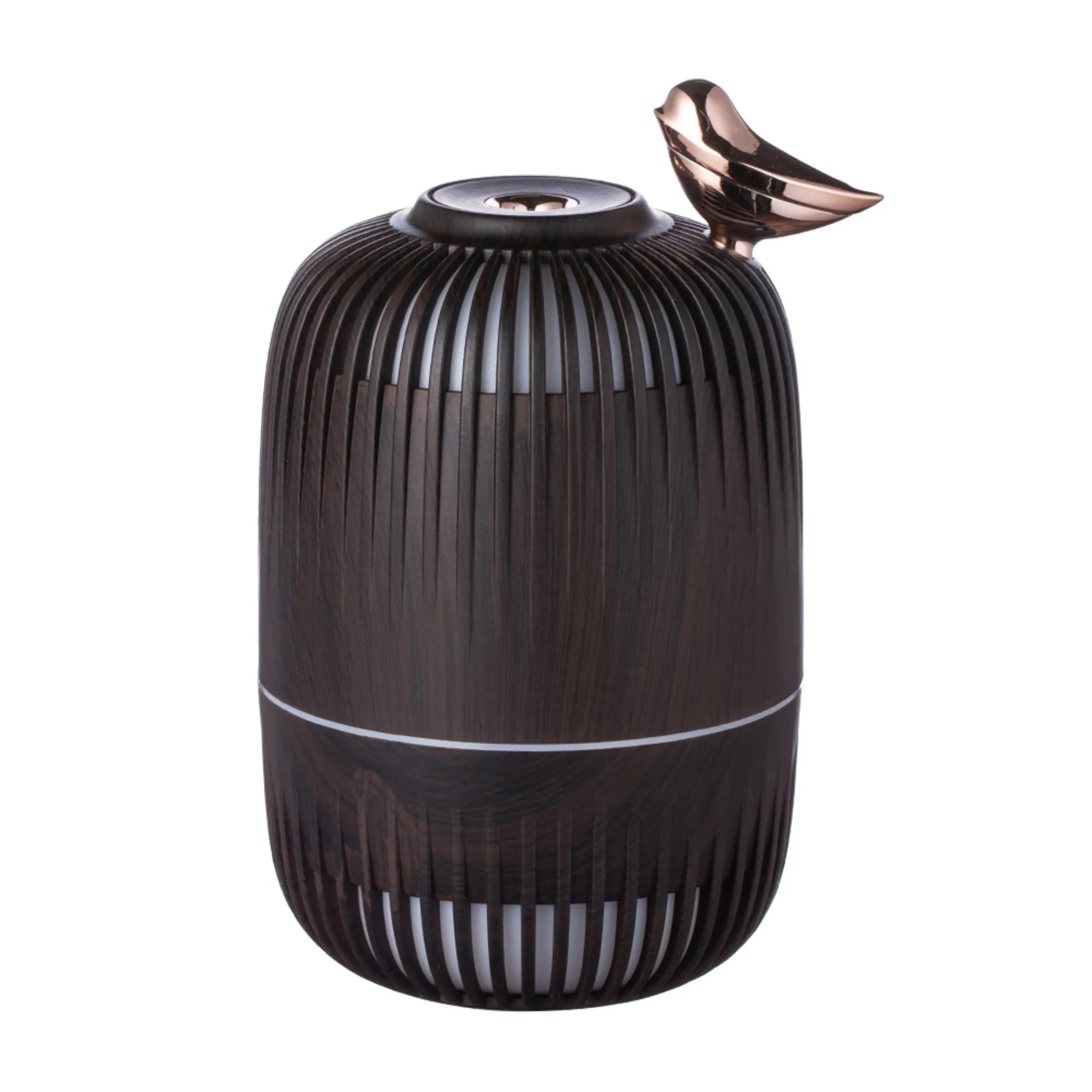 Creative Birdcage Design Mist Humidifier, 2 Spray Modes, RGB Colorful Lights, 280ML Water Tank, USB Plug-in, Ambient Lamp Humidifier Suitable for Bedroom, Living Room, Office and Sleeping