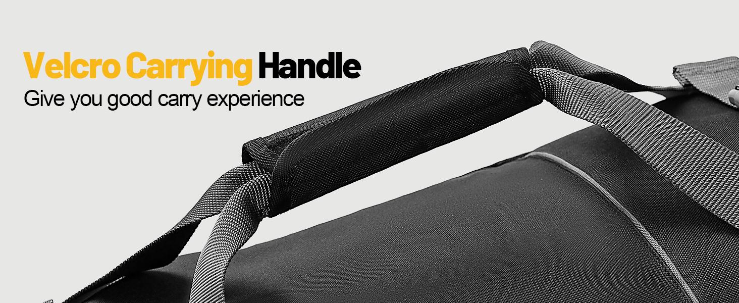 GoHimal Golf Travel Bag with Wheels, 1200D Heavy Duty Oxford Fabric Golf Travel Case for Airlines