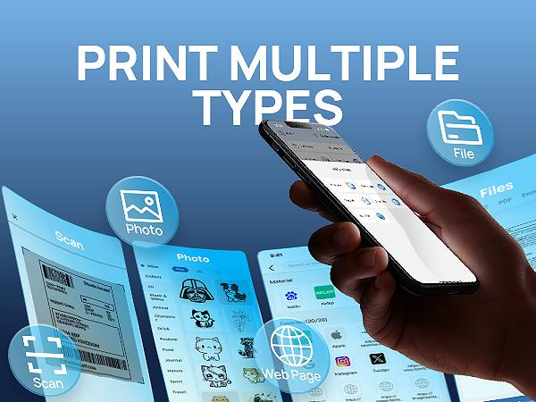 D810 Inkless Portable Printer – Wireless Bluetooth Thermal Printer for Travel, Compatible with iOS, Android,Supports 8.5"x11" US Letter, No Ink Needed, For Home & Office, TikTokShopBlackFriday