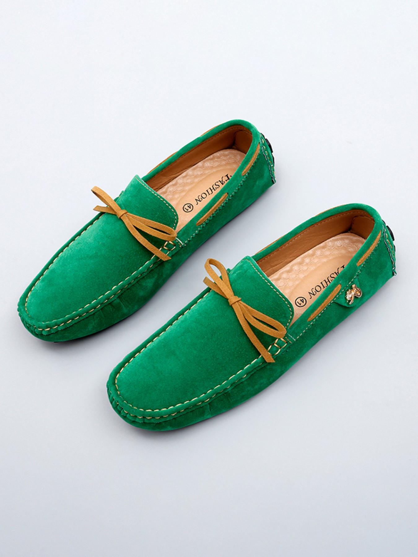 Men's Slip-On Loafers with Decorative Metal Hardware, Flexible Sole, Perfect for Party & Streetwear, Trendy Durable Shoes